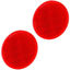 Picture of Bargman  3-3/16" Round Red Stick-On Reflector 74-38-010 69-8422                                                              