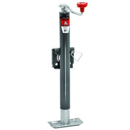 Picture of Bulldog-Fulton  Gray 2000 Lb Round Topwind Swivel Trailer Jack 1514210117 69-8428                                            