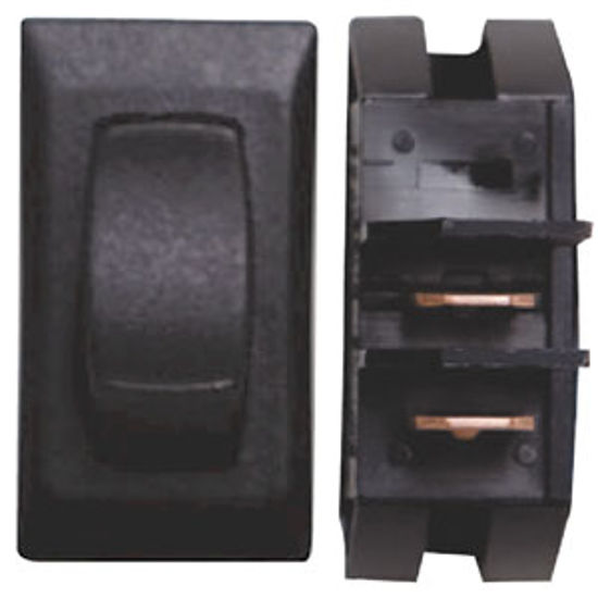 Picture of Diamond Group  3-Piece Black SPST Rocker Switch DG118NPB 69-8826                                                             