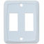 Picture of Diamond Group  3-Pack White Double Opening Switch Plate Cover DG201PB 69-8864                                                