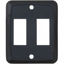 Picture of Diamond Group  3-Pack Black Double Opening Switch Plate Cover DG215PB 69-8865                                                