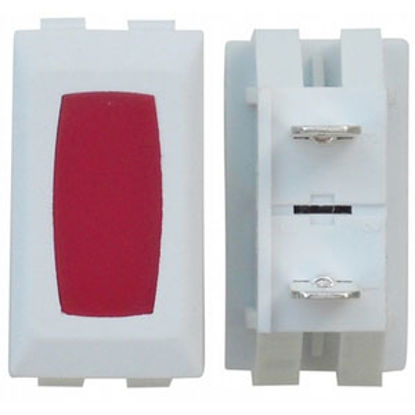 Picture of Diamond Group  3-Pack 14V Red Indicator Light w/White Case DG1214PB 69-8894                                                  