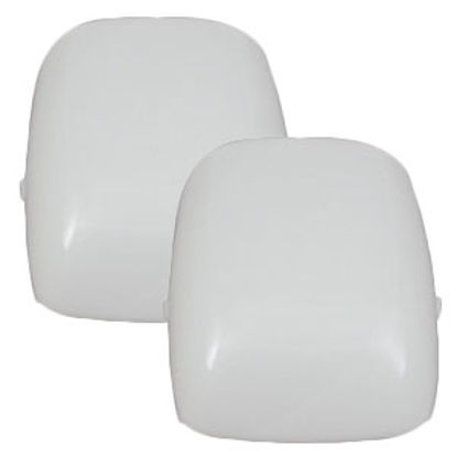 Picture of Gustafson  White Rectangular Euro-Style Replacement Dome Light Lens GSAM4024 69-9098                                         