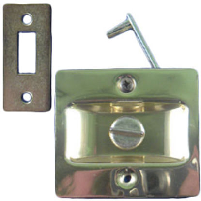 Picture of Strybuc  Brass Plated Entry Door Latch 90014604C 69-9828                                                                     
