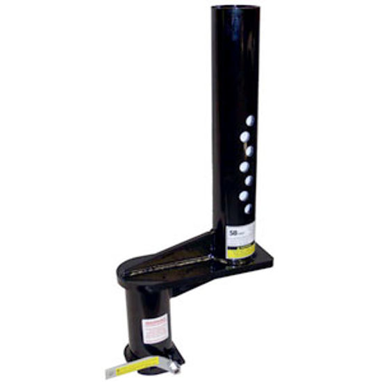 Picture of PopUp Towing  24K 9" Offset Adjustable Round 2-5/16" Ball Gooseneck Coupler  71-0080                                         