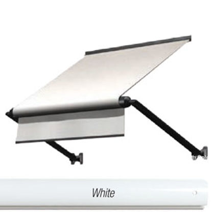 Picture of Lippert Solera Window Awning Hardware Standard White V000334754 90-2140                                                      
